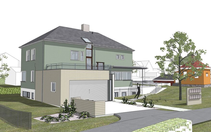 Perspektiv fra sørvest